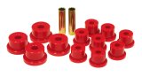 Prothane 85-88 Suzuki Samurai Spring & Shackle Bushings (OEM Shackles) - Red thumbnail 2