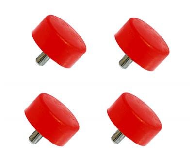 Prothane Toyota Tacoma Front Bump Stops - Red thumbnail 1