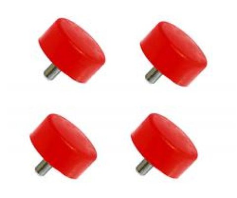 Prothane Toyota Tacoma Front Bump Stops - Red thumbnail 2