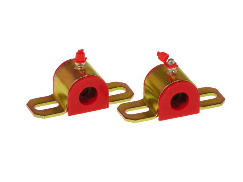 Prothane Universal Greasable Sway Bar Bushings - 11/16in - Type A Bracket - Red thumbnail 2