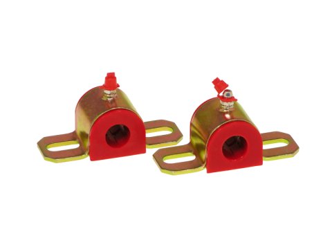 Prothane Universal Greasable Sway Bar Bushings - 17MM - Type A Bracket - Red thumbnail 2