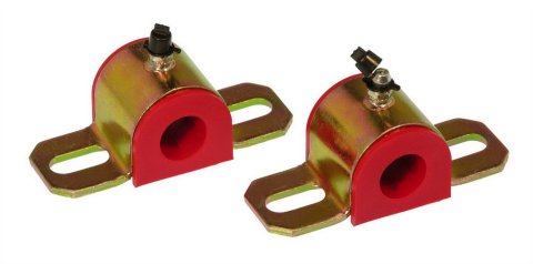 Prothane Universal Greasable Sway Bar Bushings - 17MM - Type A Bracket - Red thumbnail 3