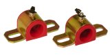 Prothane Universal Greasable Sway Bar Bushings - 25MM - Type A Bracket - Red thumbnail 2