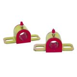 Prothane Universal Greasable Sway Bar Bushings - 32MM - Type B Bracket - Red thumbnail 1