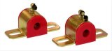 Prothane Universal 90 Deg Greasable Sway Bar Bushings - 5/8in - Type B Bracket - Red thumbnail 1