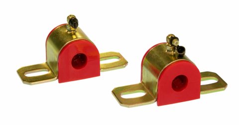 Prothane Universal 90 Deg Greasable Sway Bar Bushings - 11/16in - Type B Bracket - Red thumbnail 2