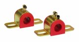 Prothane Universal 90 Deg Greasable Sway Bar Bushings - 15/16in - Type B Bracket - Red thumbnail 2