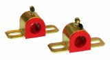 Prothane Universal 90 Deg Greasable Sway Bar Bushings - 1in - Type B Bracket - Red thumbnail 2