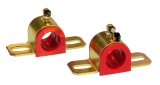 Prothane Universal 90 Deg Greasable Sway Bar Bushings - 1 1/8in - Type B Bracket - Red thumbnail 1