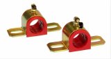 Prothane Universal 90 Deg Greasable Sway Bar Bushings - 1 1/4in - Type B Bracket - Red thumbnail 1