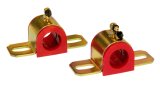 Prothane Universal 90 Deg Greasable Sway Bar Bushings - 28MM - Type B Bracket - Red thumbnail 2