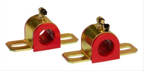 Prothane Universal 90 Deg Greasable Sway Bar Bushings - 1 1/16in - Type B Bracket - Red