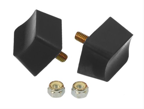 Prothane Universal Bump Stop 1X1 3/4X1 7/16 Crvd Top - Black thumbnail 1