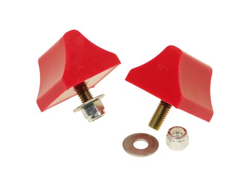 Prothane Universal Bump Stop 1-3/8 X 2 X 2-1/4 Wedge - Red thumbnail 2