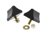Prothane Universal Bump Stop 1-3/8 X 2 X 2-1/4 Wedge - Black thumbnail 2