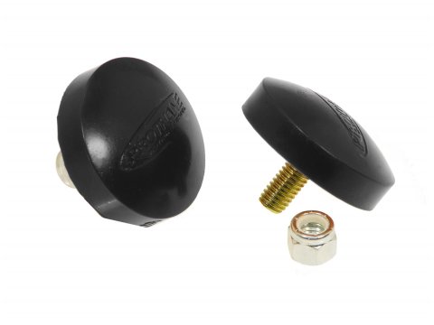 Prothane Universal Bump Stop 11/16X2 Button - Black thumbnail 1