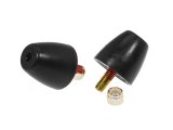 Prothane Universal Bump Stop 1 9/16X1 5/8 Cone - Black thumbnail 1