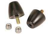 Prothane Universal Bump Stop 1 9/16X1 5/8 Cone - Black thumbnail 3