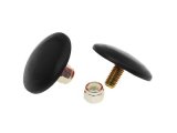 Prothane Universal Bump Stop 3/8X2 Ultra Thin Button - Black thumbnail 2