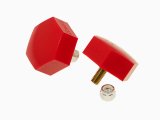 Prothane Universal Bump Stop 7/8 X 2 1/4in Dia. Hex - Red thumbnail 2