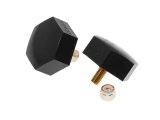 Prothane Universal Bump Stop 7/8 X 2 1/4in Dia. Hex - Black thumbnail 1