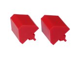 Prothane Universal Bump Stop Pull Through Style - Red thumbnail 2