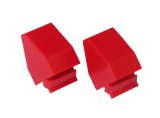 Prothane Universal Bump Stop Pull Through Style - Red thumbnail 1