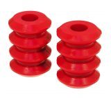 Prothane Universal Coil Spring Inserts - 5in High - Red thumbnail 1