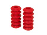 Prothane Universal Coil Spring Inserts - 7.5in High - Red thumbnail 1