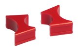 Prothane Universal Shock Reservoir Mounts - 1.5/2.5 Diameter - Red thumbnail 2
