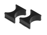 Prothane Universal Shock Reservoir Mounts - 2.5/2.5 Diameter - Black thumbnail 1