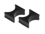 Prothane Universal Shock Reservoir Mounts - 2.5/2.5 Diameter - Black thumbnail 2