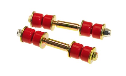 Prothane Universal End Link Set - 3 1/4in Mounting Length - Red thumbnail 2