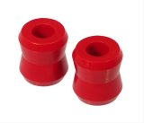 Prothane Universal Shock Bushings - Large Hourglass - 11/16 ID - Red thumbnail 1