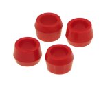 Prothane Universal Shock Bushings - Small Hourglass - 3/4 ID - Red thumbnail 1