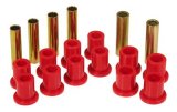 Prothane Dodge Dakota Rear Spring & Shackle Bushings - Red thumbnail 1
