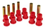 Prothane Dodge Dakota Rear Spring & Shackle Bushings - Red thumbnail 2