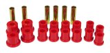 Prothane 86-08 Ford Ranger Spring & Shackle Bushings - Red thumbnail 1
