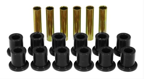 Prothane 67-77 Ford F250 4wd Rear Spring & Shackle Bushings - Black