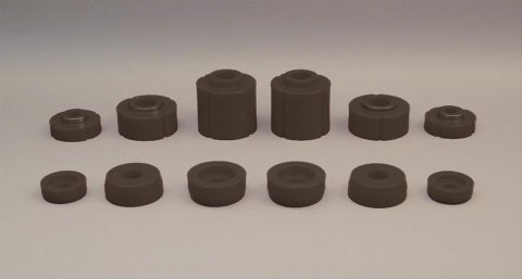 Prothane 80-96 Ford F100/350 2/4wd Body Mount - Black