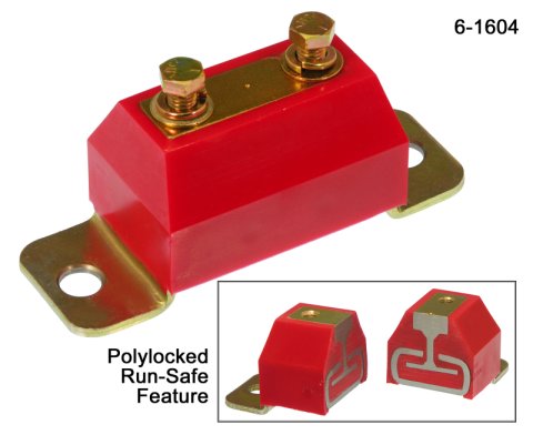 Prothane 79-98 Ford Mustang Trans Mount Bushings - Red thumbnail 3