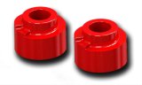 Prothane 05-09 Ford F250 SD 4wd Front Coil Spring 2.5in Lift Spacer - Red thumbnail 1