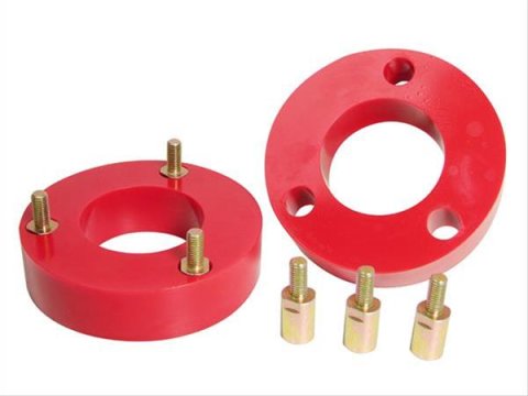 Prothane 09+ Ford F150 Front Coil Spring 2in Lift Spacer - Red