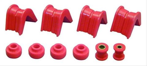 Prothane 66-79 Ford Trucks 14-Piece Bushing Set - 2deg Offset - Red thumbnail 1