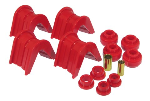 Prothane 66-79 Ford Trucks 14-Piece Bushing Set - 2deg Offset - Red thumbnail 2