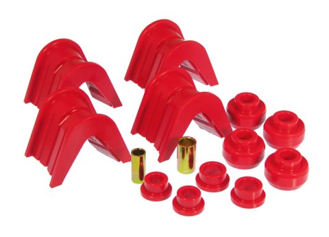 Prothane 66-79 Ford Trucks 14-Piece Bushing Set - 7deg Offset - Red thumbnail 2