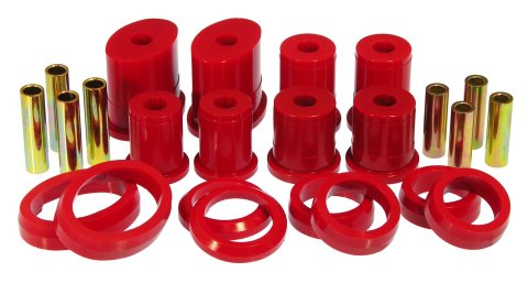 Prothane 99-04 Ford Mustang Rear Lower Oval Control Arm Bushings - Red thumbnail 1