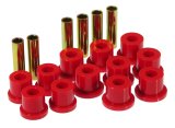 Prothane 81-87 GM Rear Spring & Shackle Bushings (w/ 1 3/8in Bushings) - Red thumbnail 2