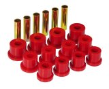 Prothane 81-87 GM Rear Spring & Shackle Bushings (w/ 1 3/8in Bushings) - Red thumbnail 1