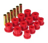 Prothane 81-87 GM K30 Rear Spring & Shackle Bushings (w/ 1 3/8in OD Frame Shackle Bush) - Red thumbnail 1